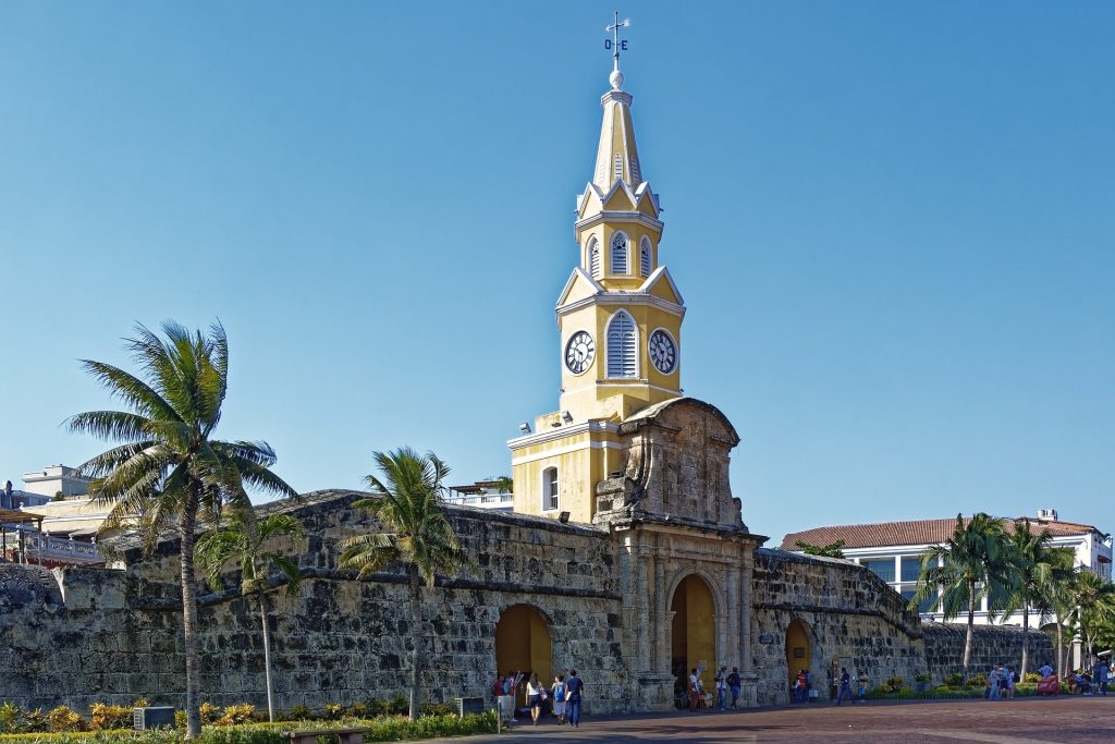 cartagena reloj ciudad amurallada